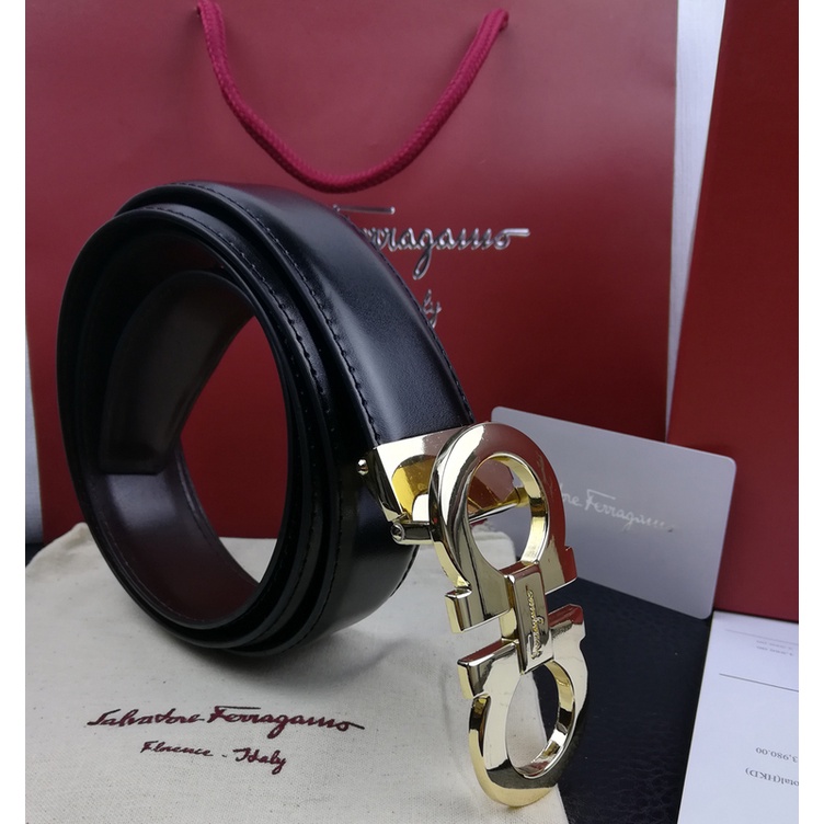 Thắt Lưng  Ferragam-o Thắt Lưng Da Phong Cách Công Sở Lịch Lãm Cho Nam