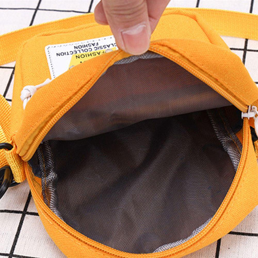 MIH Túi Tote Nhỏ Đeo Vai Chất Liệu Canvas Dễ Thương Cho Nam Nữ