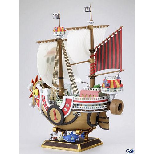 (28cm) Mô Hình Thuyền Tàu One Piece Luffy Thousand Sunny Mũ Rơm Loại Đẹp Anime chibi