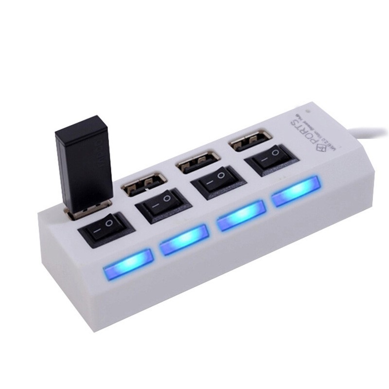 Hub chia 4 cổng USB có công tắc VSP chính hãng