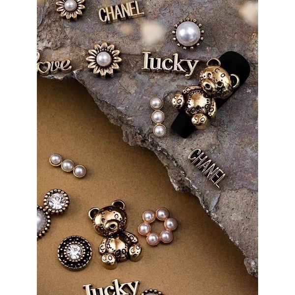 Set cham nail 50 viên gắn móng