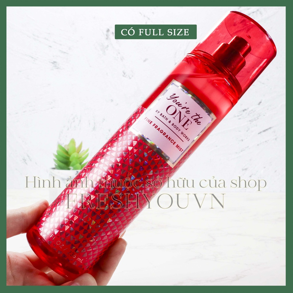 You're The One - Xịt thơm toàn thân body mist Bath & Body Works khác  You Are The One - Hoa