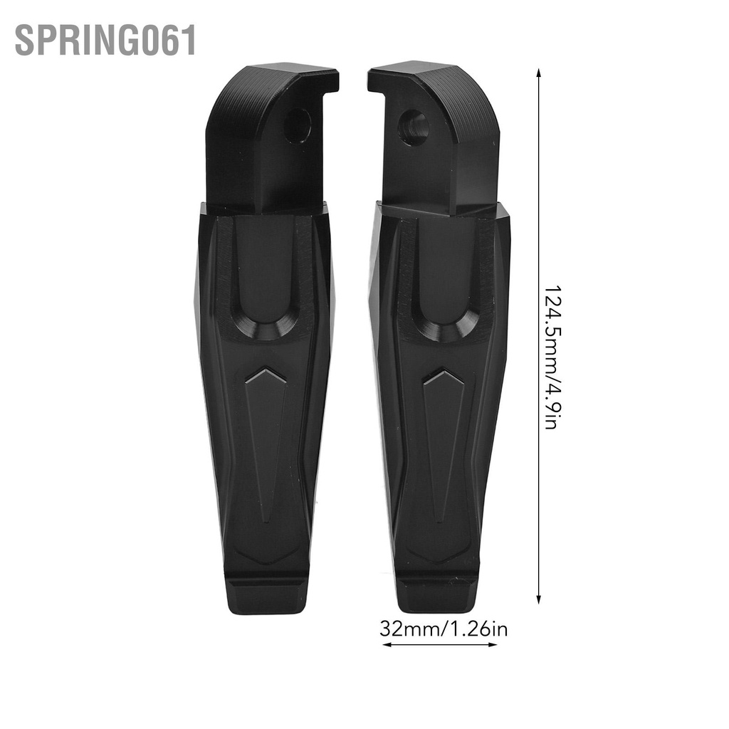 [Hàng Sẵn] Gác Chân Sau Bằng Hợp Kim Nhôm CNC Cao Cấp Cho Mô Tô XMAX 300 Aerox 155 NMAX 【Spring061】
