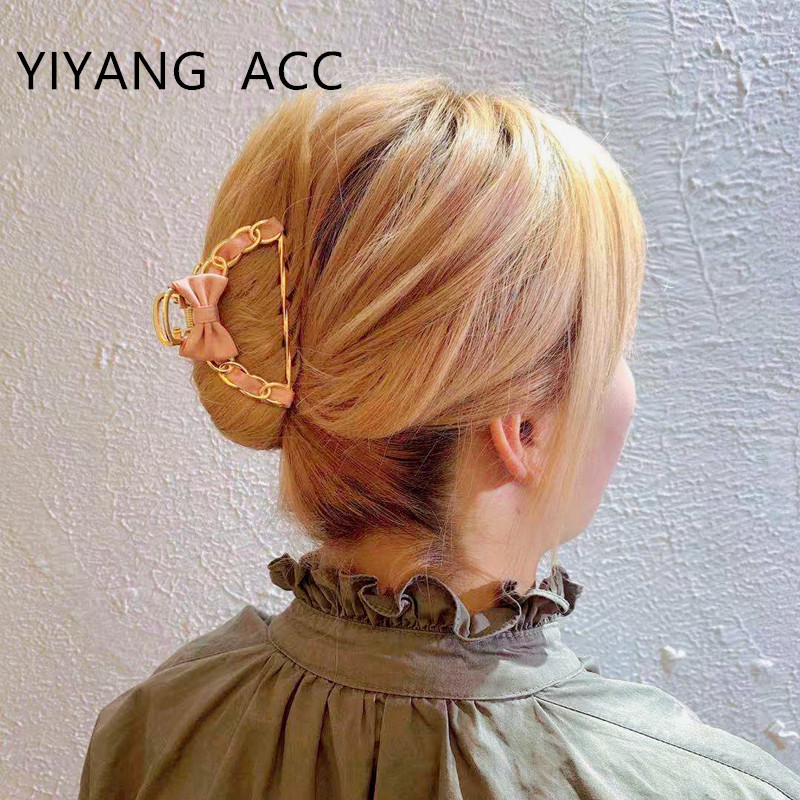 Kẹp tóc gắn nơ thời trang Hàn Quốc cho nữ