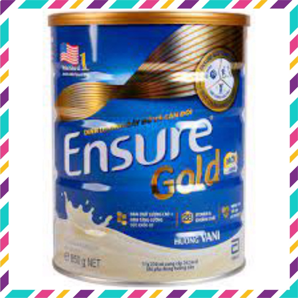 (CÓ QUÀ ) Mẫu mới - Sữa Ensure hương vani, lúa mạch (850g)