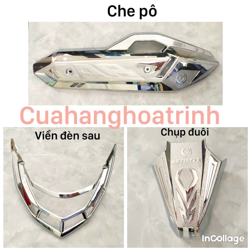 Full Bộ Ốp Trang Trí Mạ Crom AirBlade 2023 ARTISTAR
