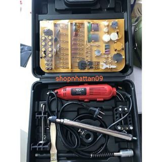 Bộ MÁY KHOAN, MÀI KHẮC ĐA NĂNG GOEX 180W chính hãng