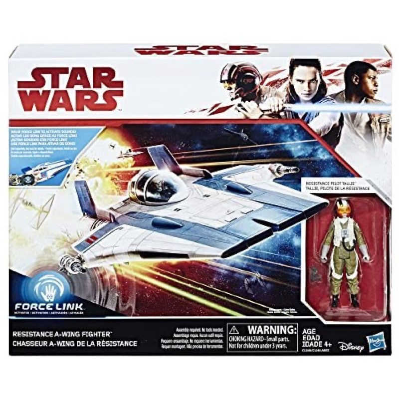 Đồ chơi mô hình Star War Force Link 2.0 - A-Wing Fighter và Resistance Pilot Tallie