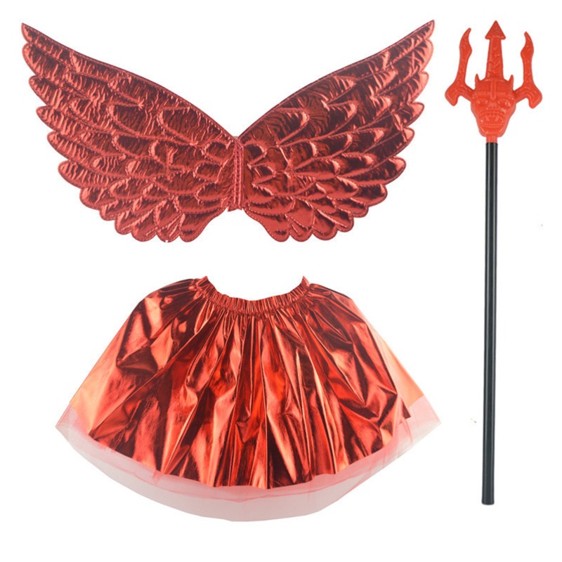 Bộ Cánh Ác Quỷ Kèm Băng Đô Hóa Trang Dự Tiệc Cho Người Lớn