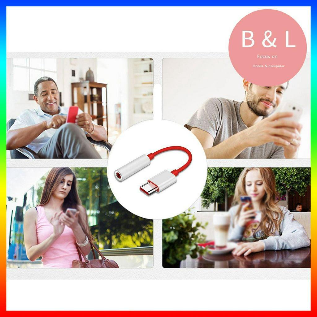 Cáp Chuyển Đổi Âm Thanh Loại C Sang 3.5mm Cho Oneplus