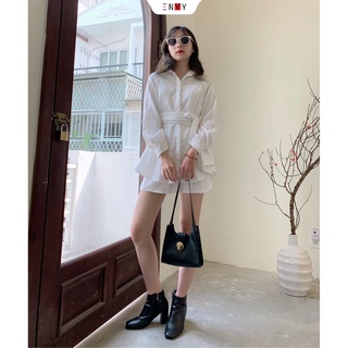 Set sơ mi kiểu ENVY SE14 dây cột nơ rời