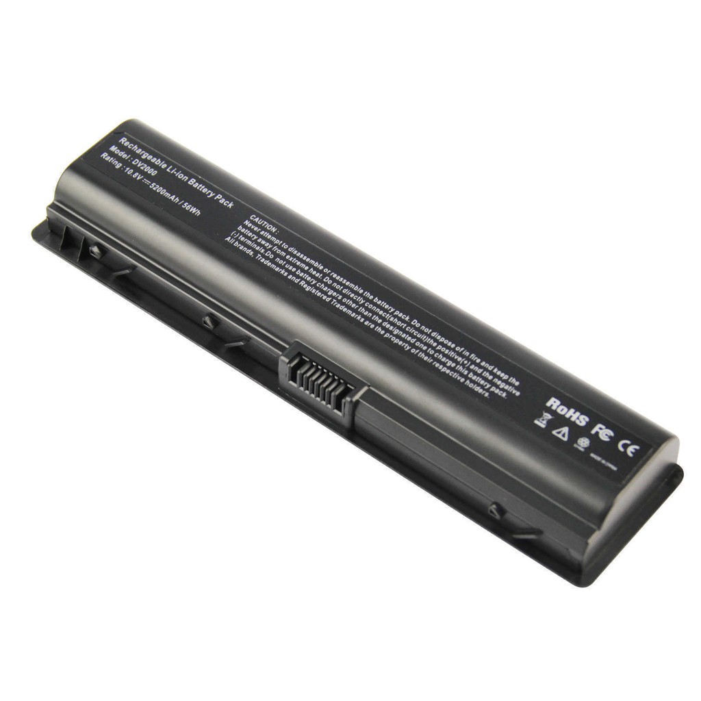 Pin laptop HP Compaq DV2, DV6, C700, F500, F700, V3000, DV2000, DV6000 DV2xxx, DV6xxx bảo hành 12 tháng 1 đổi 1