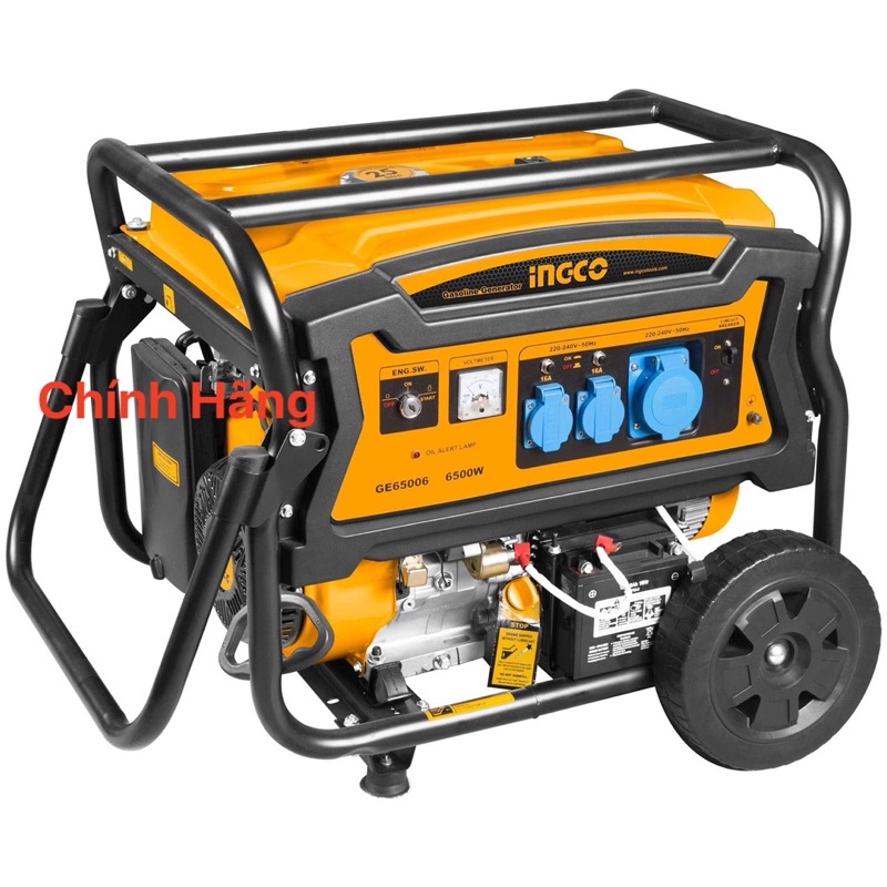 INGCO Máy phát điện dùng xăng 6.5 KW GE65006 (Cam kết Chính Hãng 100%)