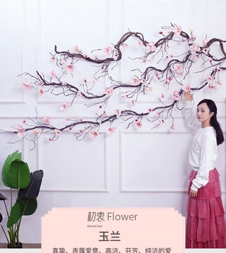Hoa Mộc Lan Giả Dán Tường Trang Trí