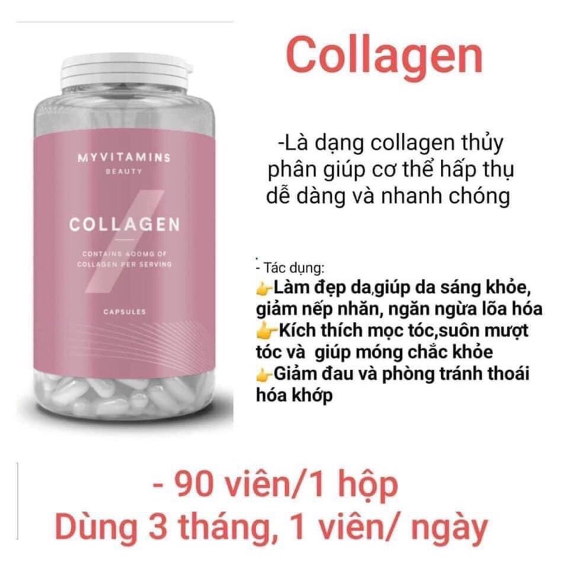 Làm đẹp da Myvitamins Collagen