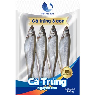 Cá trứng khay 8 con tân hải hòa 200g