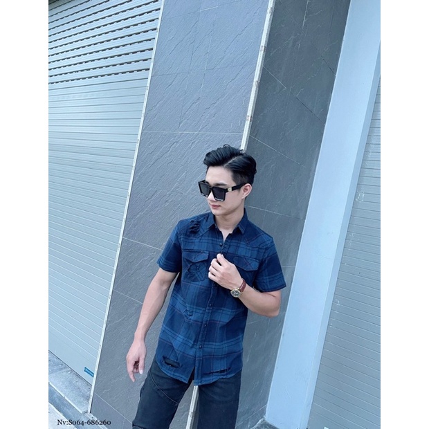 Áo sơ mi kẻ bbr hàng cao cấp