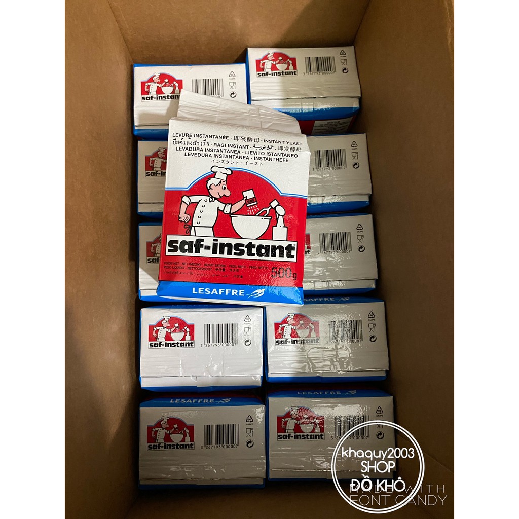 Men khô đầu bếp Saf-instant 500gr