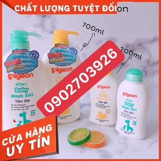 Sữa tắm gội toàn thân cho bé pigeon 700ml - sữa tắm gội cho bé mùi thơm dịu nhẹ an toàn cho làn da bé