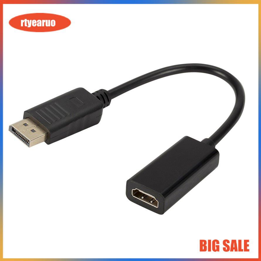Cáp chuyển cổng DisplayPort DP sang HDMI hỗ trợ độ phân giải Full HD dành cho máy tính