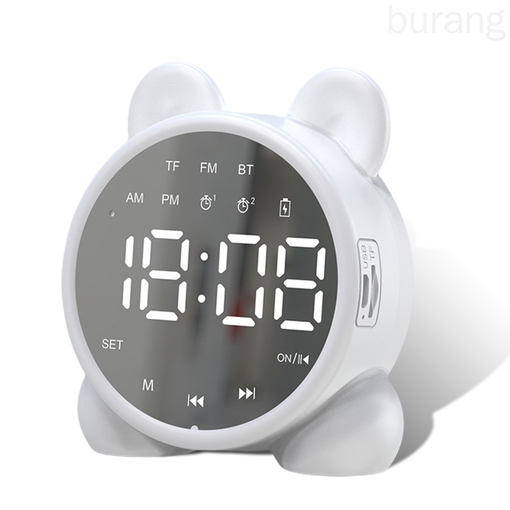 Đồng hồ báo thức có đèn LED đa năng có thể sạc lại tiện dụng