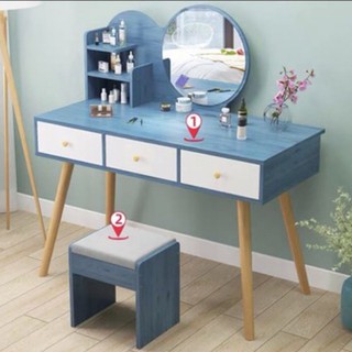 [ ẢNH THẬT ]Bàn trang điểm kèm ghế phong cách Bắc Âu