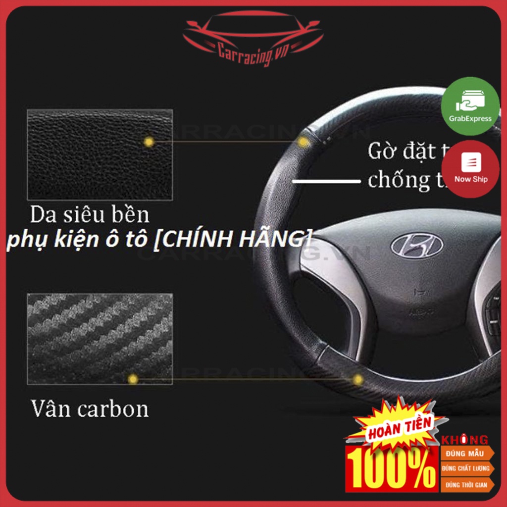 Bọc Vô Lăng Xe Ô Tô CARRACING BOC VO LANG Vân Carbon Cao Cấp Chống Trơn Chống Trượt - Phụ Kiện Đồ Chơi Ô TÔ - Xe Hơi | BigBuy360 - bigbuy360.vn