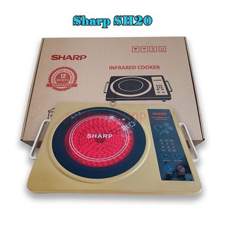 Bếp hồng ngoại Sharp SH20 2000W Cao Cấp Công Nghệ Nhật Bảo Hành 1 Năm Chọn Màu - JLVQ-4856-BHNS