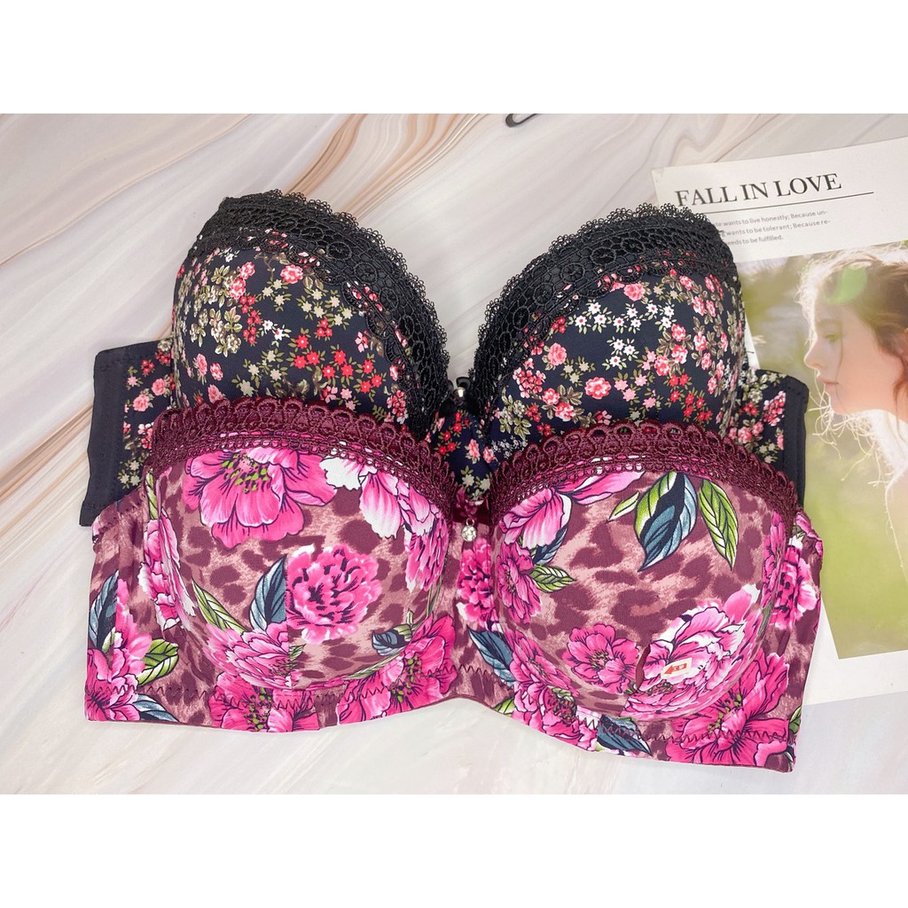 MẪU HOA [Bigsize 34-40] nâng ngực, chống chảy xệ] Áo lót bigsize, áo ngực bigsize - KELLYWANG