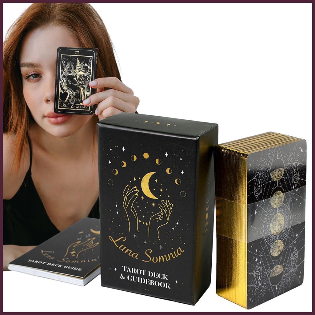 Bộ Bài Tarot 78 Lá Tiếng Anh Luna Somnia