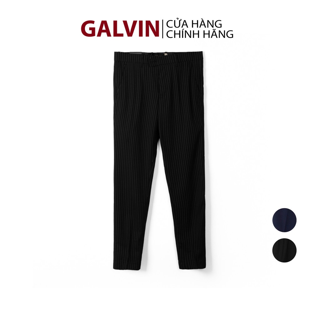 Quần âu nam Galvin form Hàn quốc dáng đẹp chất cotton mềm co giãn nhẹ QAGV6