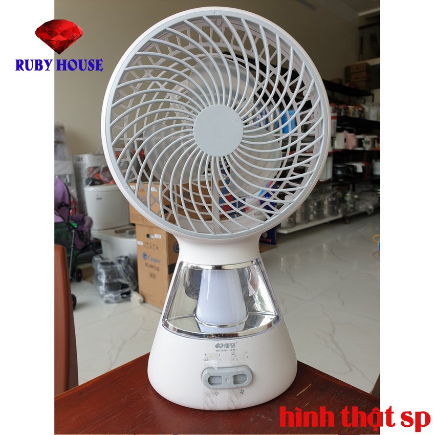 Quạt Tích Điện Ông Tây F0296 Cao Cấp, Có đèn siêu sáng, tích điện từ 4-6 tiếng, quạt tích điện mẫu mới 2021 | BigBuy360 - bigbuy360.vn