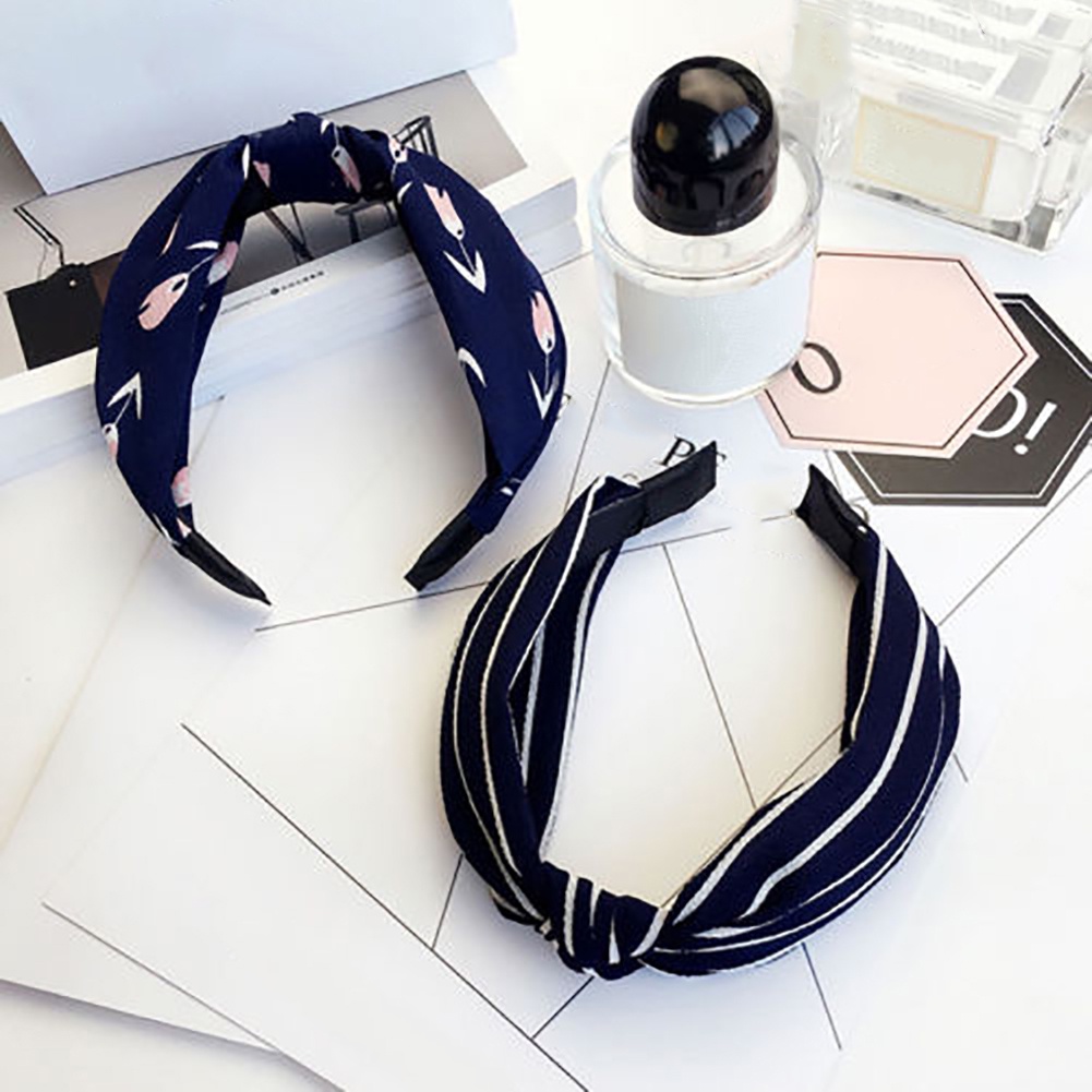 Băng đô cài tóc họa tiết hoa thời trang cho nữ