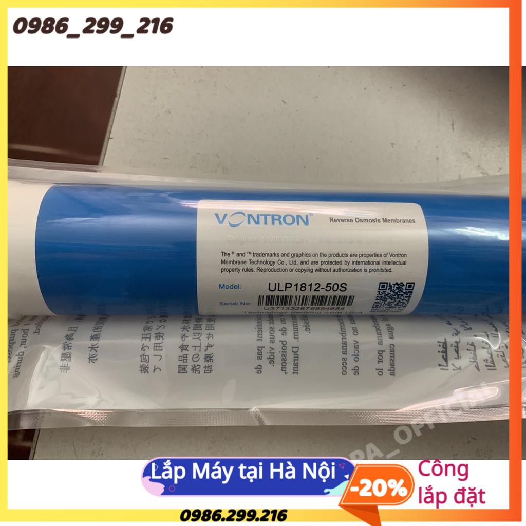 Màng Lọc Ro Vontron 50G 👉 Màng Lọc Xử Lý Đá Vôi Canxi