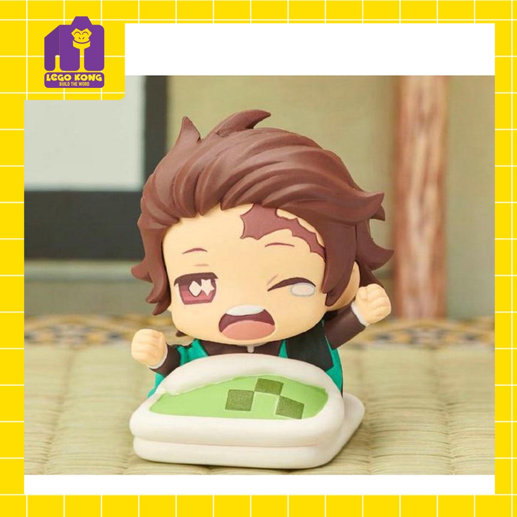 Mô hình nhân vật Demon slayer Chibi nằm ngủ đồ chơi figure Kimetsu no Yaiba thanh gươm diệt quỷ anime nhật bản