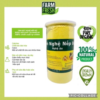Tinh bột nghệ NẾP ĐỎ 100% NGHỆ NẾP ĐỎ 🍠 ĐẸP DA, MỜ VẾT THÂM