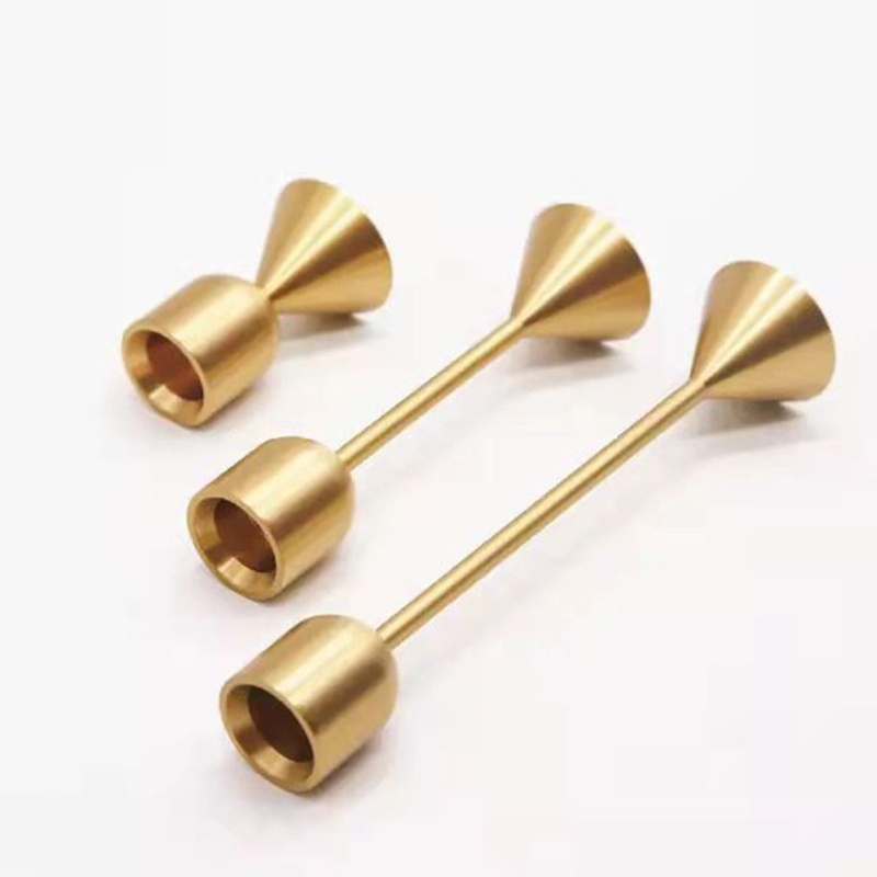 Bộ 3 Giá Đỡ Đèn Cầy Bằng Kim Loại Dùng Trang Trí Tiệc Cưới