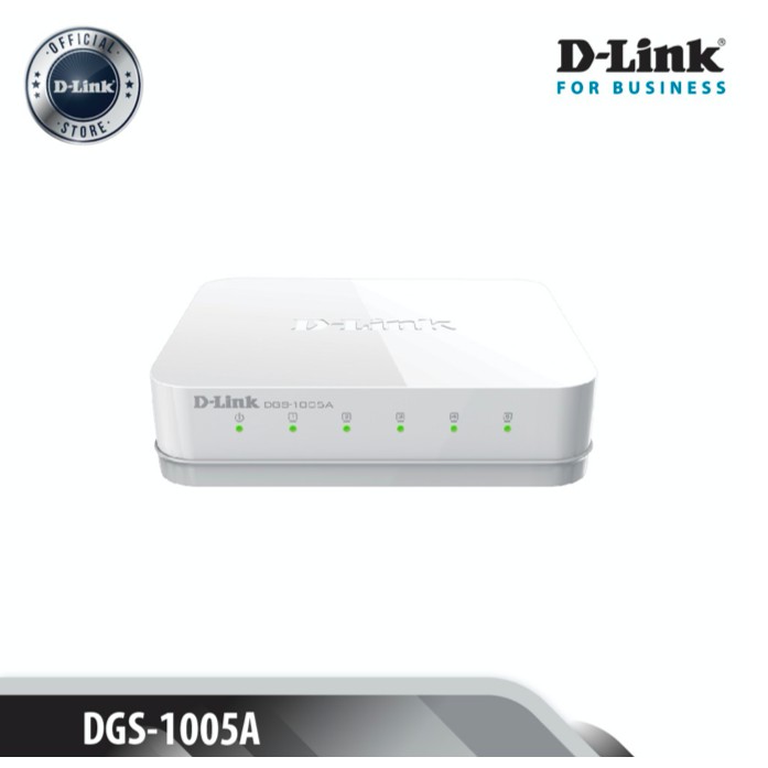 D-Link Bộ chi tín hiệu mạng 5 cổng gigabit - Thiết bị chuyển mạch D-LINK DGS-1005A - Hàng Chính Hãng