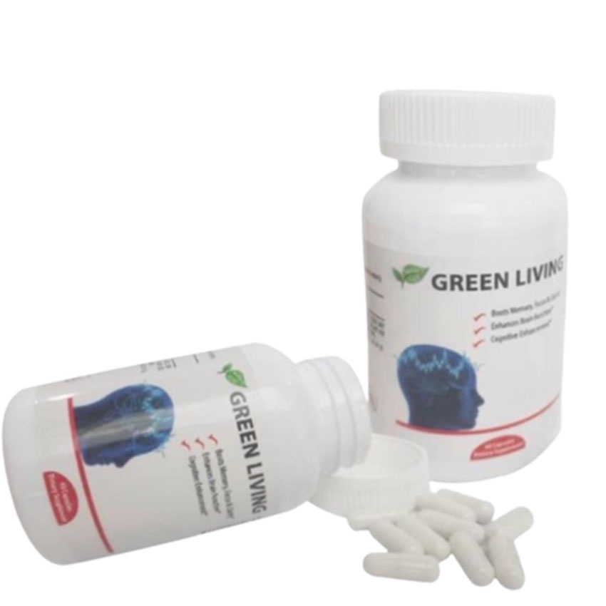 Viên Uống Tăng Cường Tuần Hoàn Não Nature Gift Green Living Hộp 60 Viên Giảm Hoa Mắt Chóng Mặt