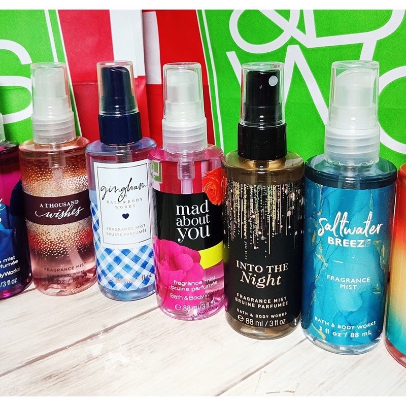 ✈️ Nhiều Mùi | Travel Size 88ml | Xịt Thơm Nước Hoa Toàn Thân Mini Bath & Body Works Fine Fragrance Mist | BigBuy360 - bigbuy360.vn