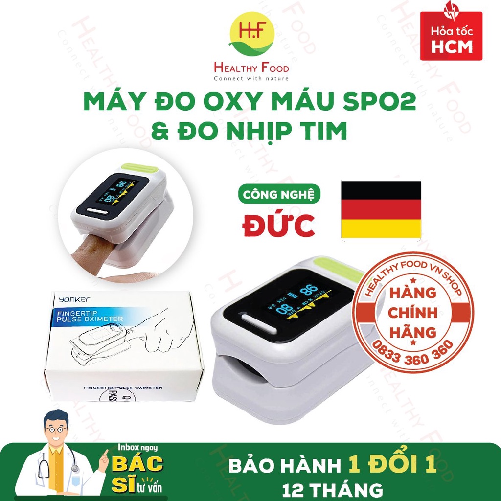 [TẶNG KÈM PIN] - Máy đo nồng độ oxy trong máu (SPO2), đo nhịp tim LK88/Tanaka X1805 - Chính xác, dễ sử dụng