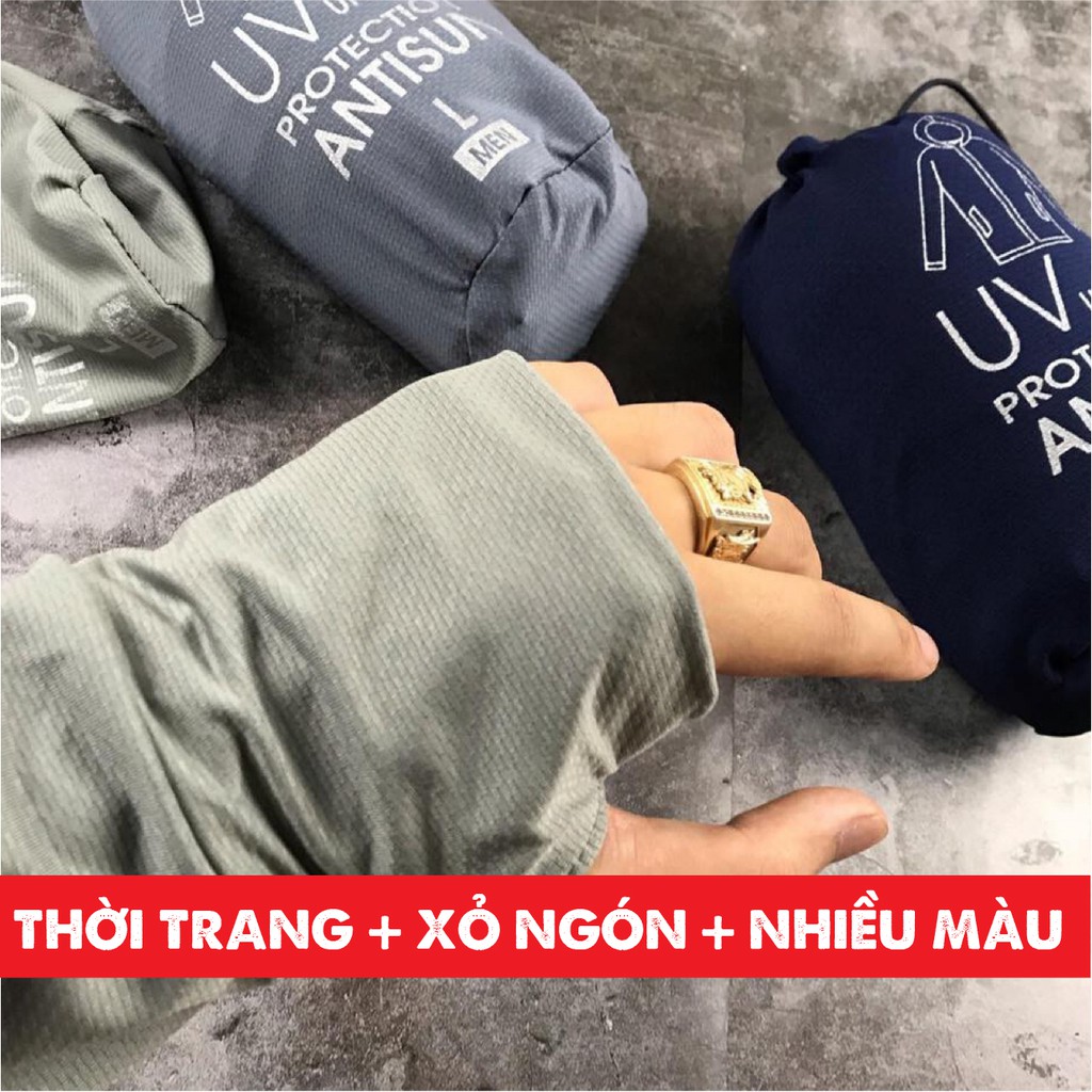 Áo Khoác Chống Nắng Nam Thời Trang Cao Cấp Chất Mát Không Nhăn Khóa Kéo Trùm Tay Có Mũ Trùm Đầu Có Túi Đựng 4 Túi | BigBuy360 - bigbuy360.vn
