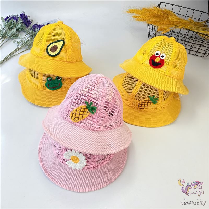 Nón tai bèo chống nắng họa tiết hoạt hình thời trang mùa hè xinh xắn cho trẻ em