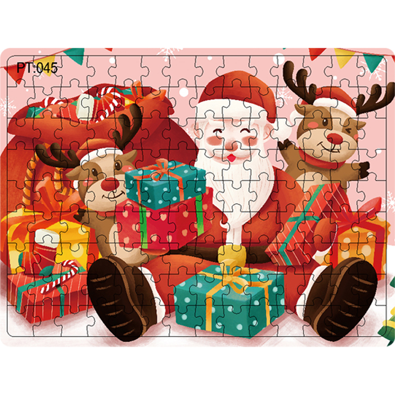 Bộ Đồ Chơi Xếp Hình Gồm 126 Miếng Ghép Hình Vui Nhộn Pt-045 Dành Cho Bé