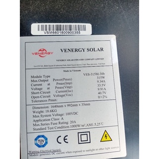 Pin NLMT  Mono 315w Full black  Class A