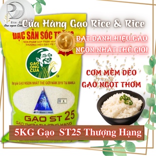 Túi 5KG Gạo ST25 Ông Cua Thượng Hạng - Phương Nam - Rice&Rice