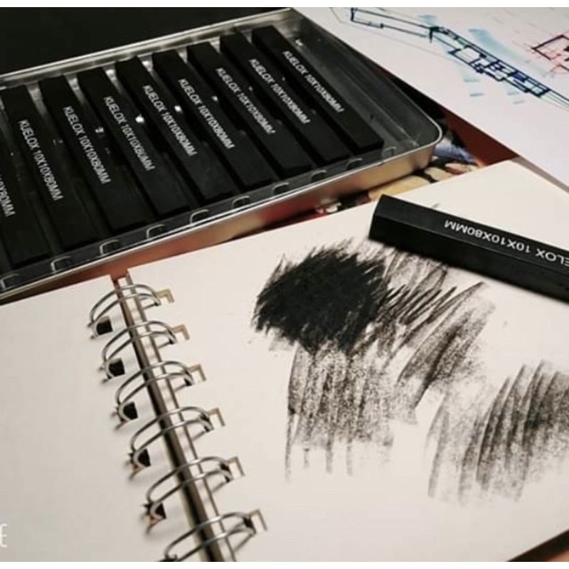 Than cây Kuelox, than vẽ bán lẻ