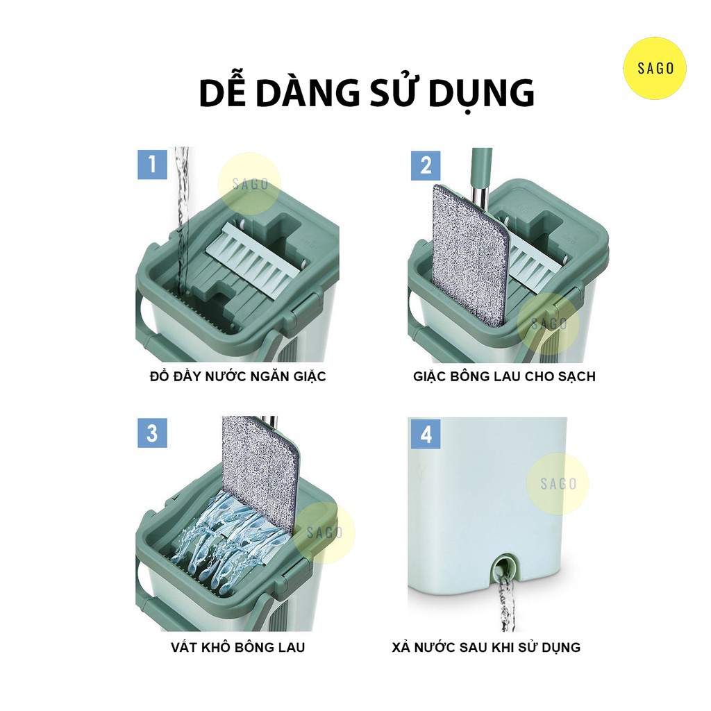 Bộ lau nhà thông minh SAGOKER, mã BLNRE