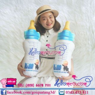 Gối ôm bình sữa cho bé 60cm
