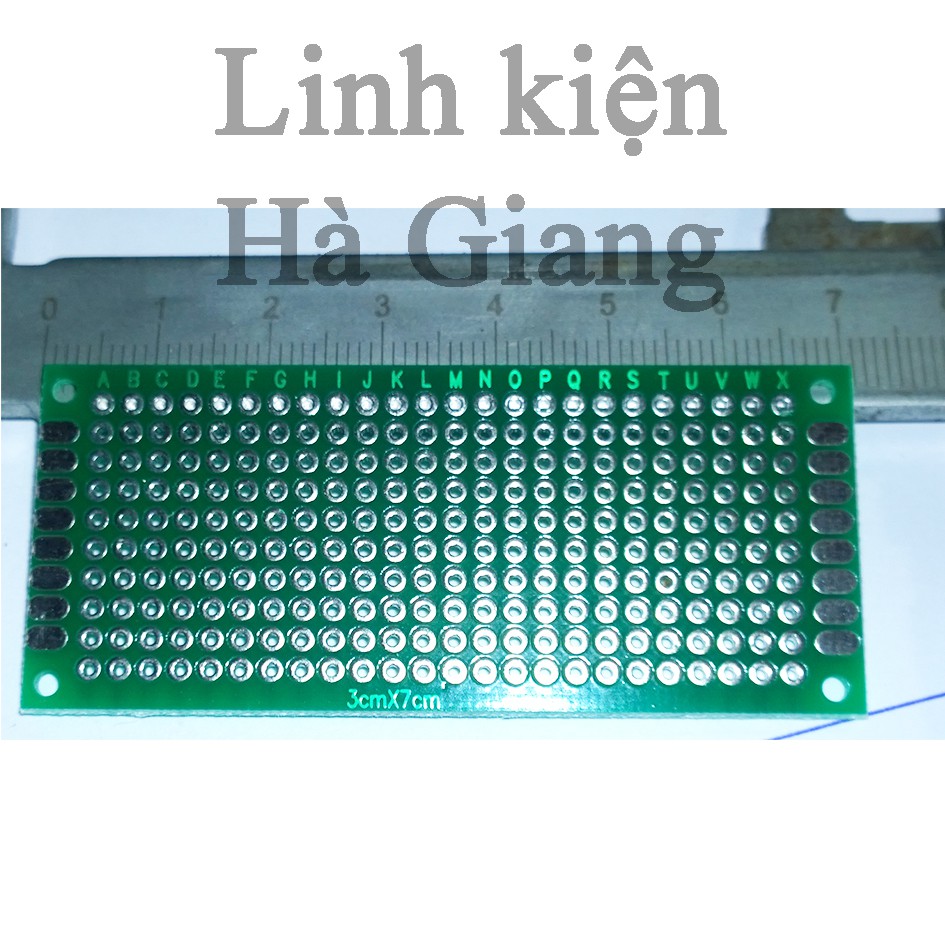 pcb đục lỗ, phíp đồng đục lỗ sẵn 2 mặt phip thủy tinh